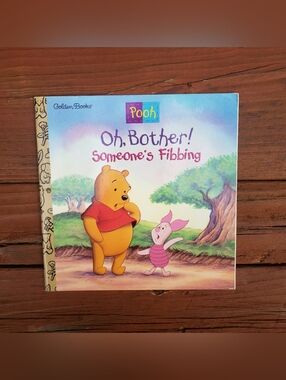 Golden Books POOH Oh, Brother Someone's Fibbing Paperback Book